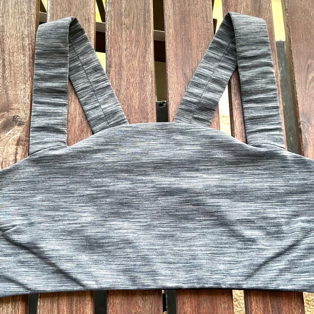 Outdoor Voices heather gray sports bra- EUC